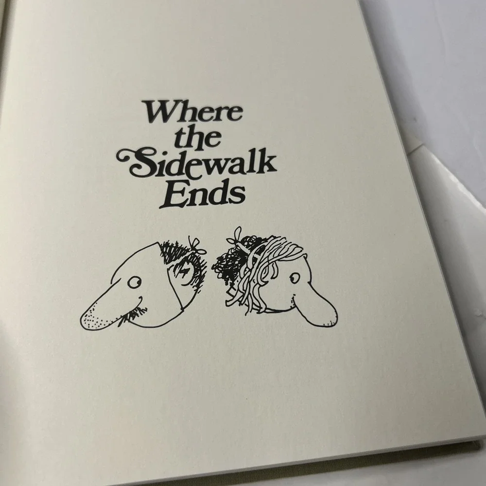'Where The Sidewalk Ends' True First Edition 1974 Dust Jacket